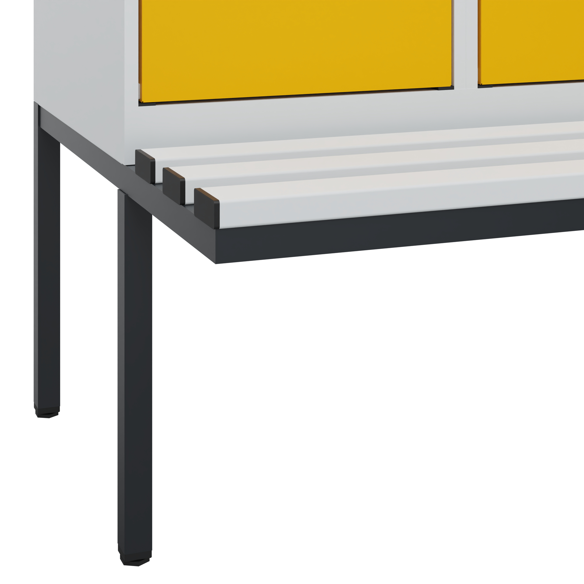 C+P Spind Evolo PLUS, Bank, 2 Abteile, 2120x800x81