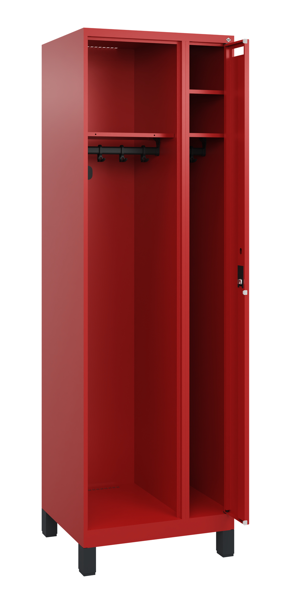 C+P Feuerwehrspind Kombi, 1 Abteil, 1850x600x500mm