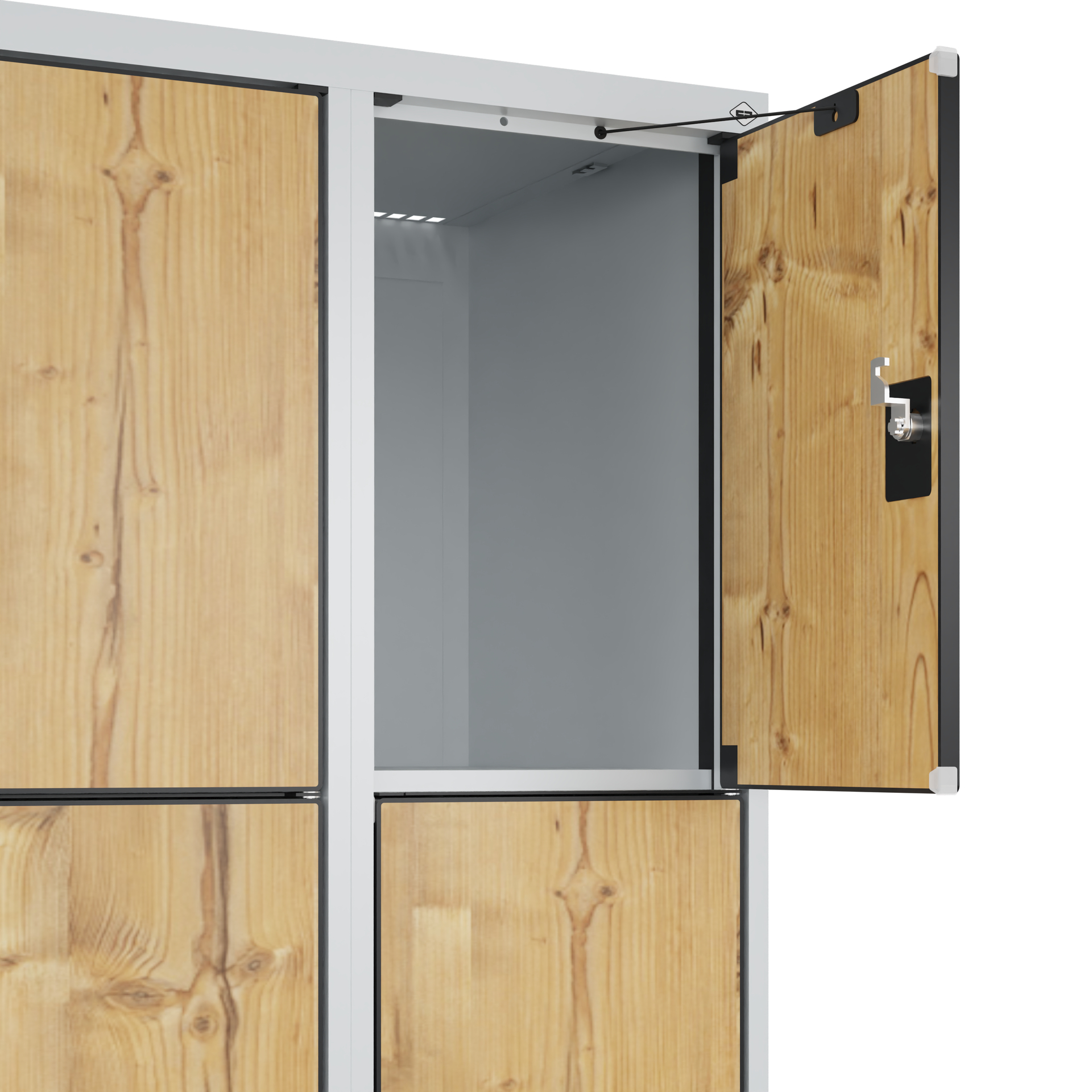 C+P Schlie�fachschrank Evolo PLUS, Sockel, 12 F�cher, 1950x900x500mm