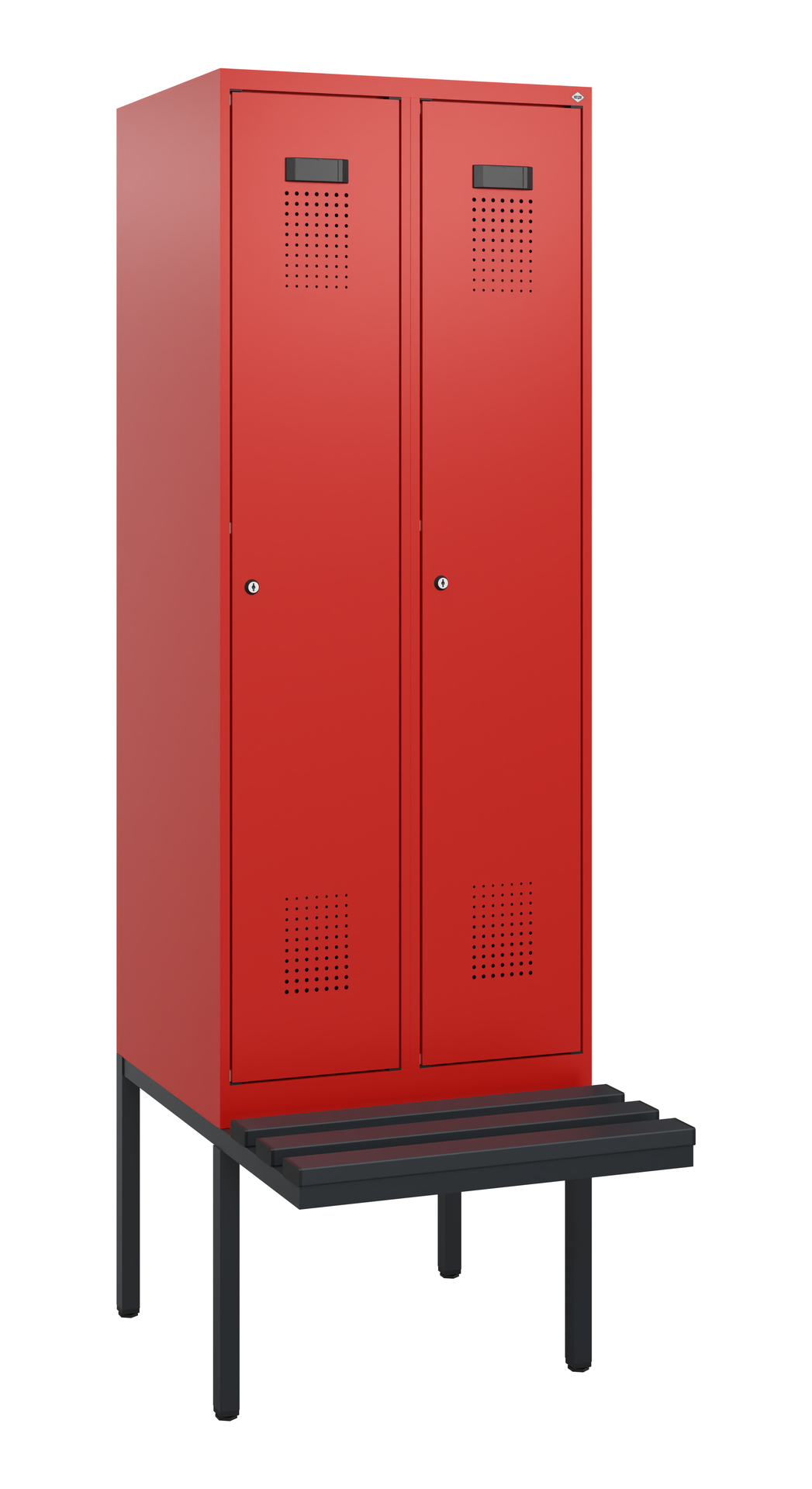 C+P Spind Evolo PLUS, Bank, 2 Abteile, 1950x600x81