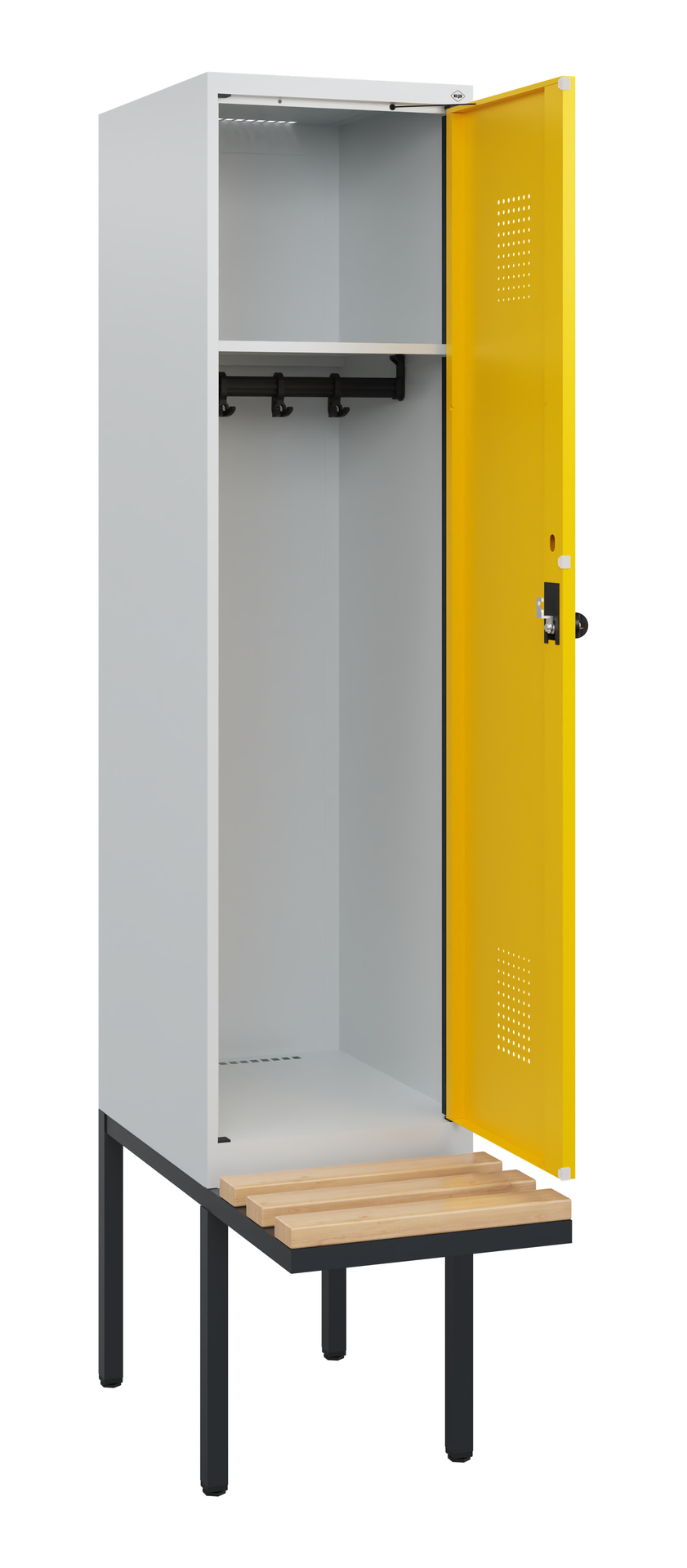 C+P Spind Evolo PLUS, Bank, 1 Abteil, 1950x400x815