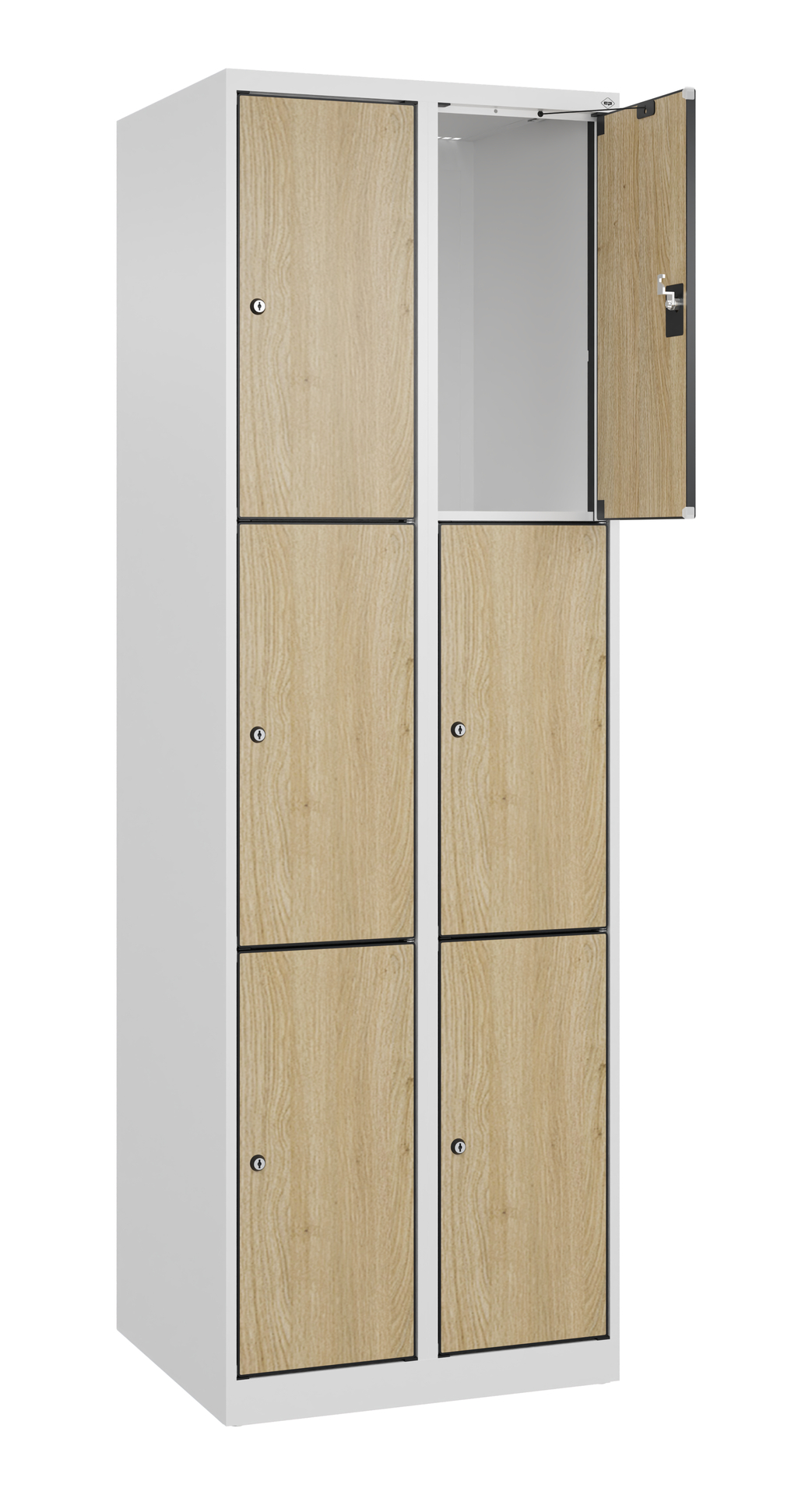 C+P Schlie�fachschrank Evolo PLUS, 6 F�cher, 1850x600x500mm