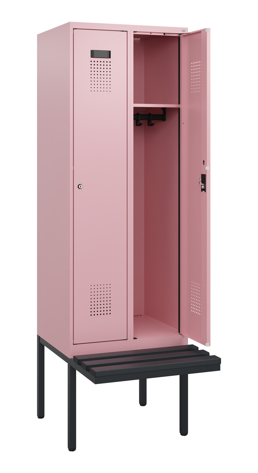 C+P Spind Evolo PLUS, Bank, 2 Abteile, 1950x600x81