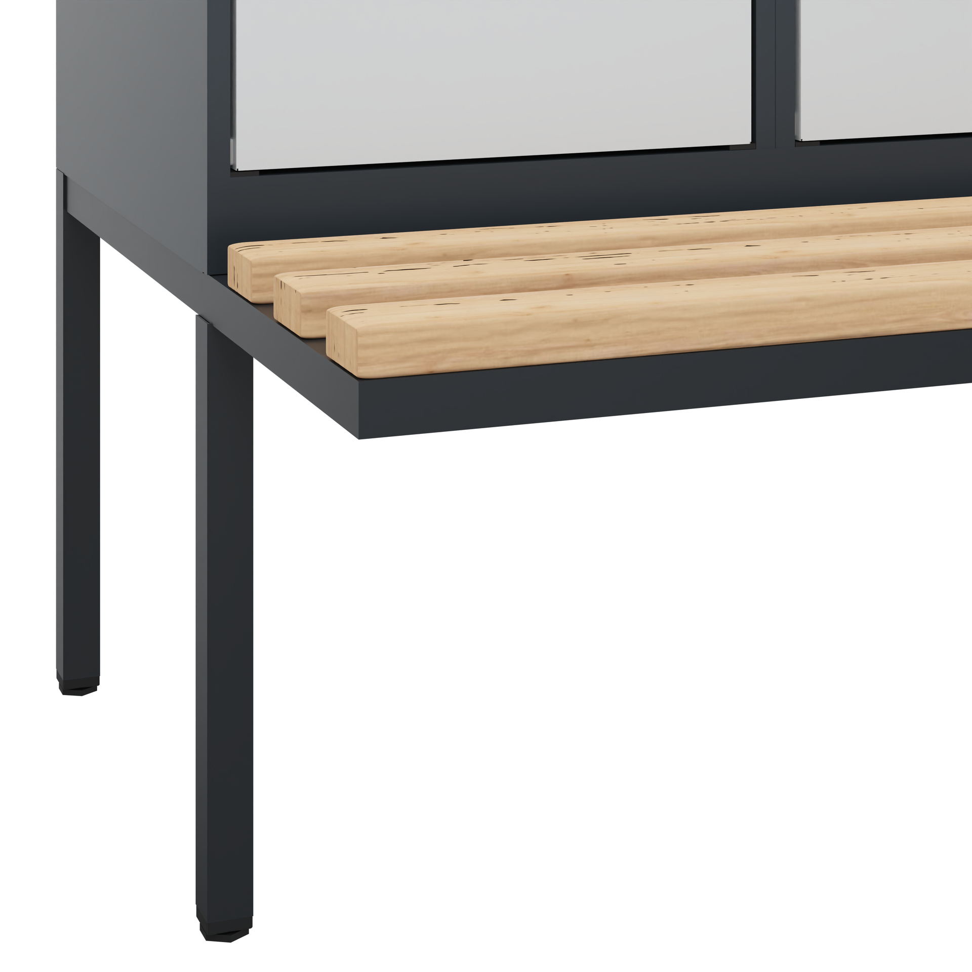 C+P Spind Evolo PLUS, Bank, 3 Abteile, 1950x1200x8
