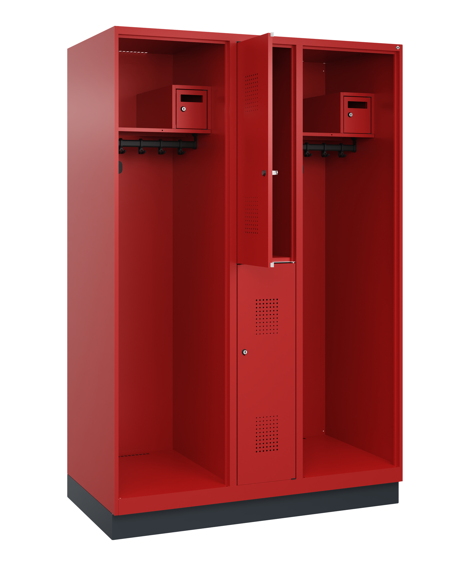 C+P Feuerwehrspind Maxi, 2 Fächer, 1850x1300x600mm