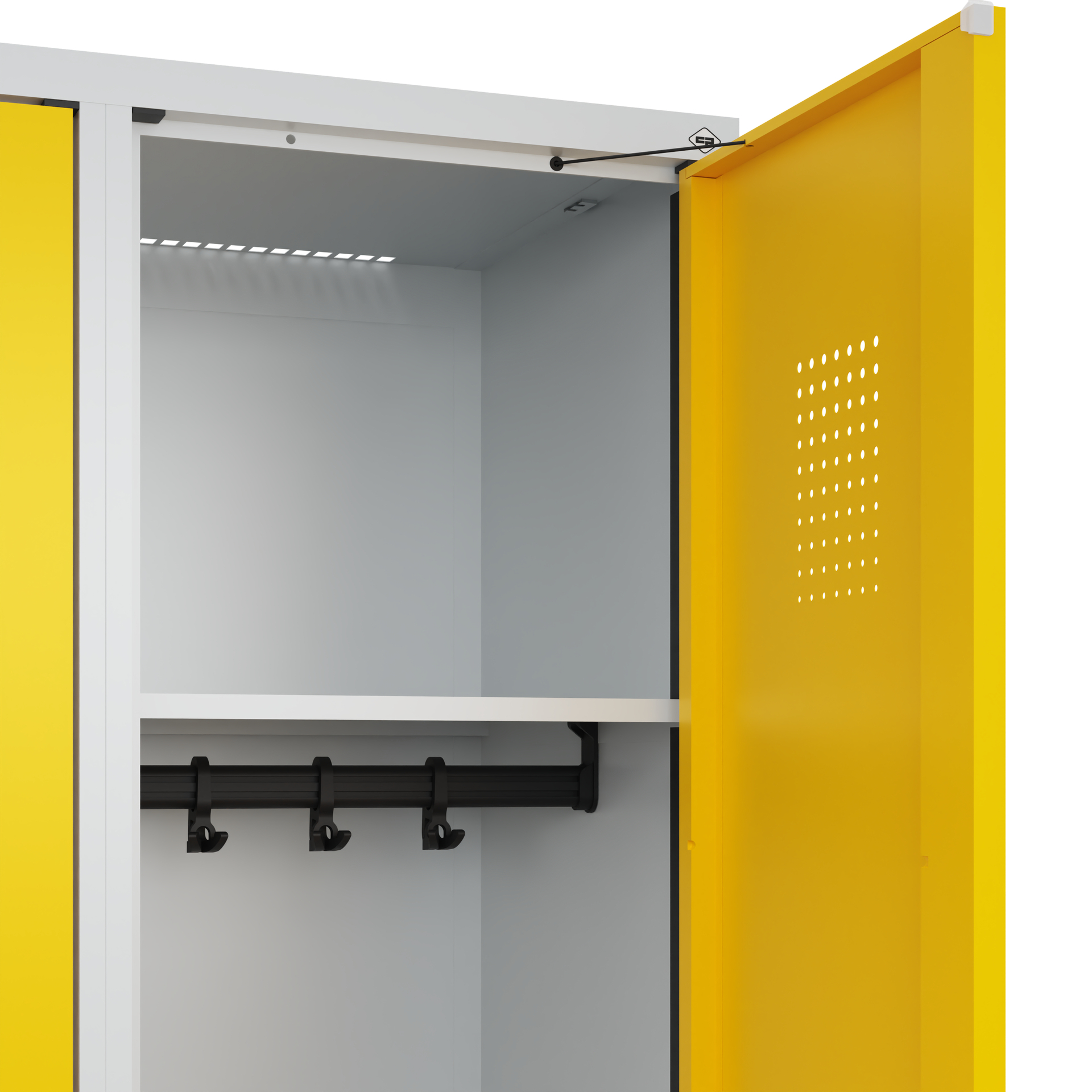 C+P Spind Evolo PLUS, Bank, 1 Abteil, 2120x400x815mm