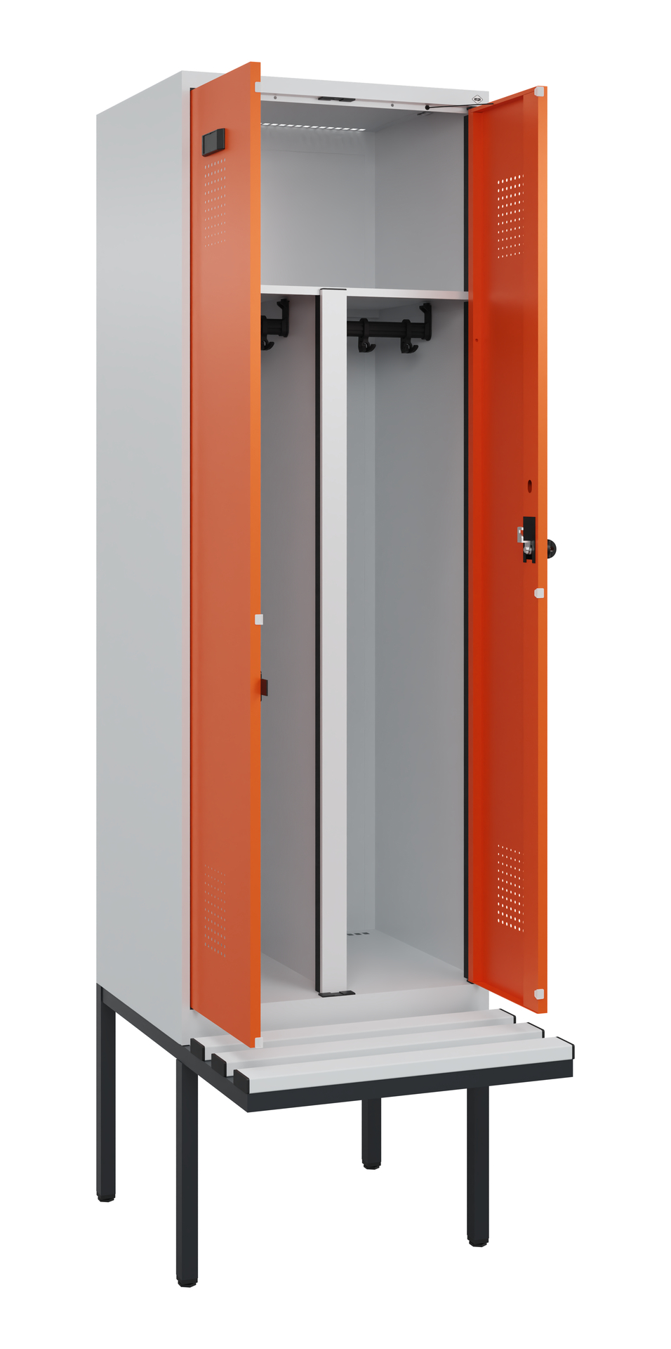 C+P PSA Doppel-Spind Evolo PLUS, Bank, 2 Abteile, 