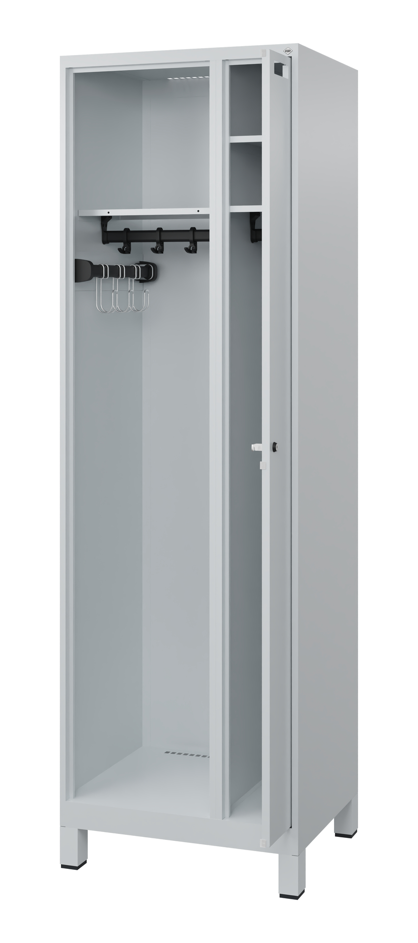 C+P Feuerwehrspind Kombi, 1 Abteil, 1850x600x500mm