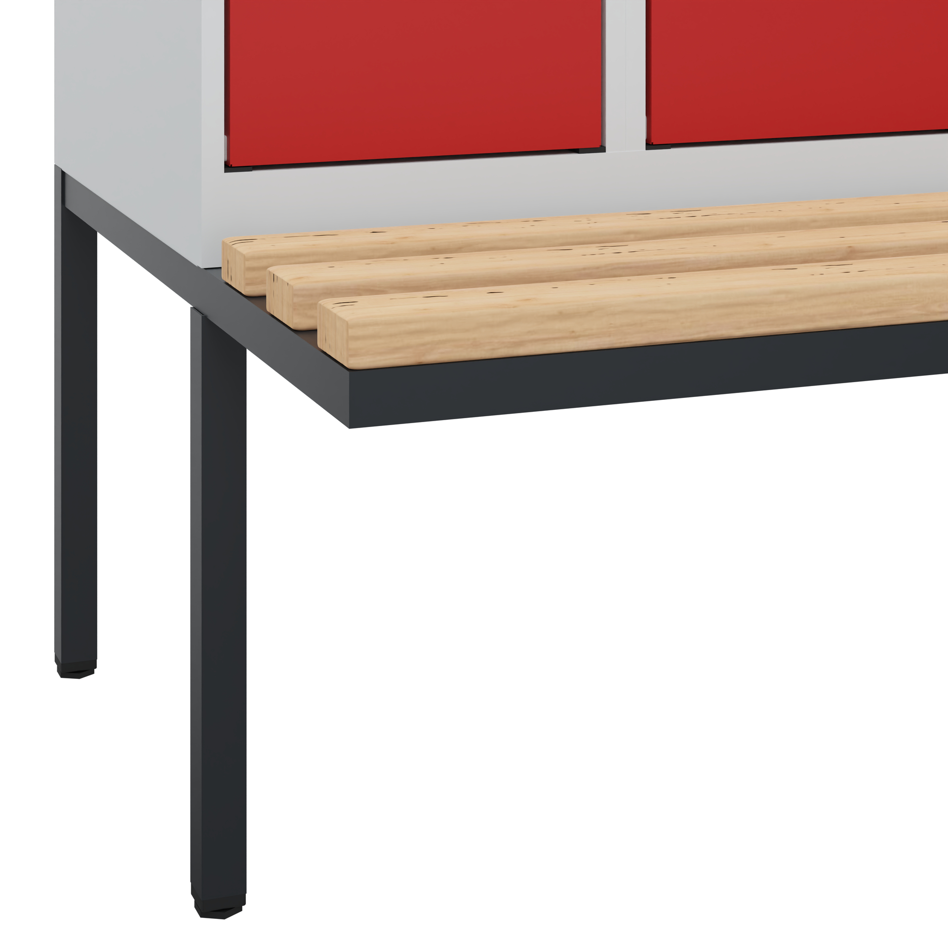 C+P Spind Evolo PLUS, Bank, 2 Abteile, 1950x600x81