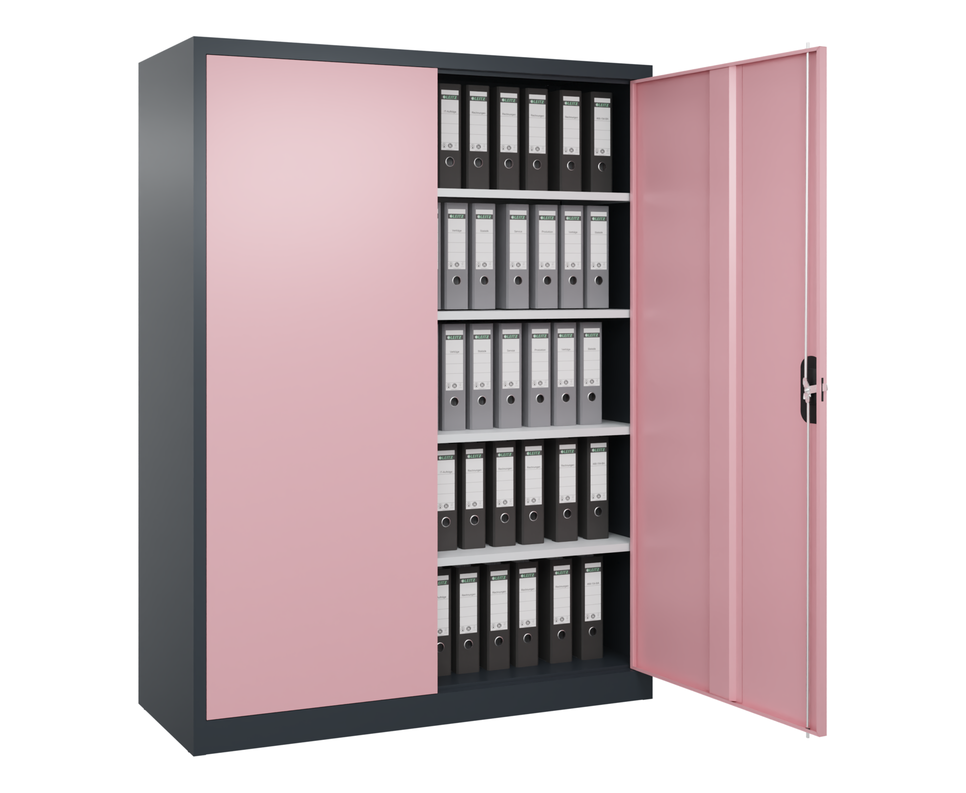 C+P Büroschrank, Acurado, 1950x1500x500mm, 7016/3015