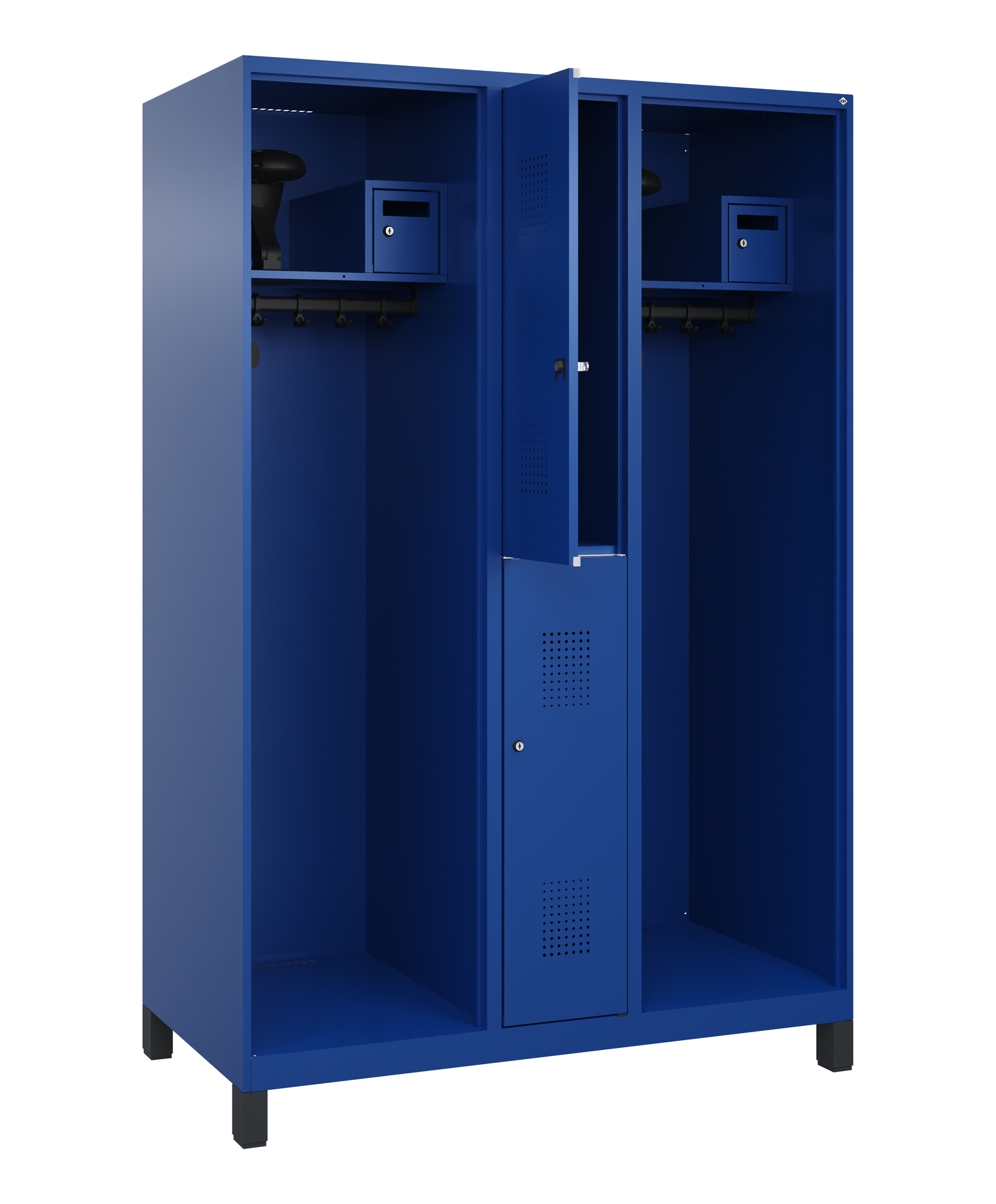 C+P Feuerwehrspind Maxi, 2 Fächer, 1850x1300x600mm