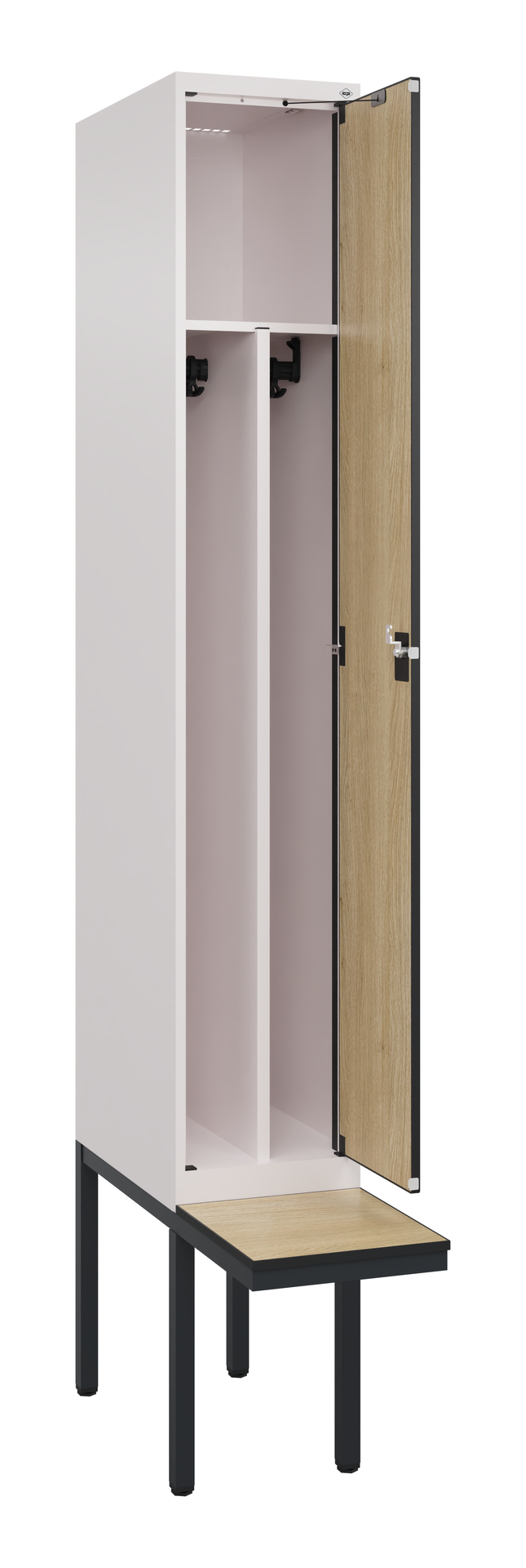 C+P Spind Evolo PLUS, Bank, 1 Abteil, 2120x300x815mm