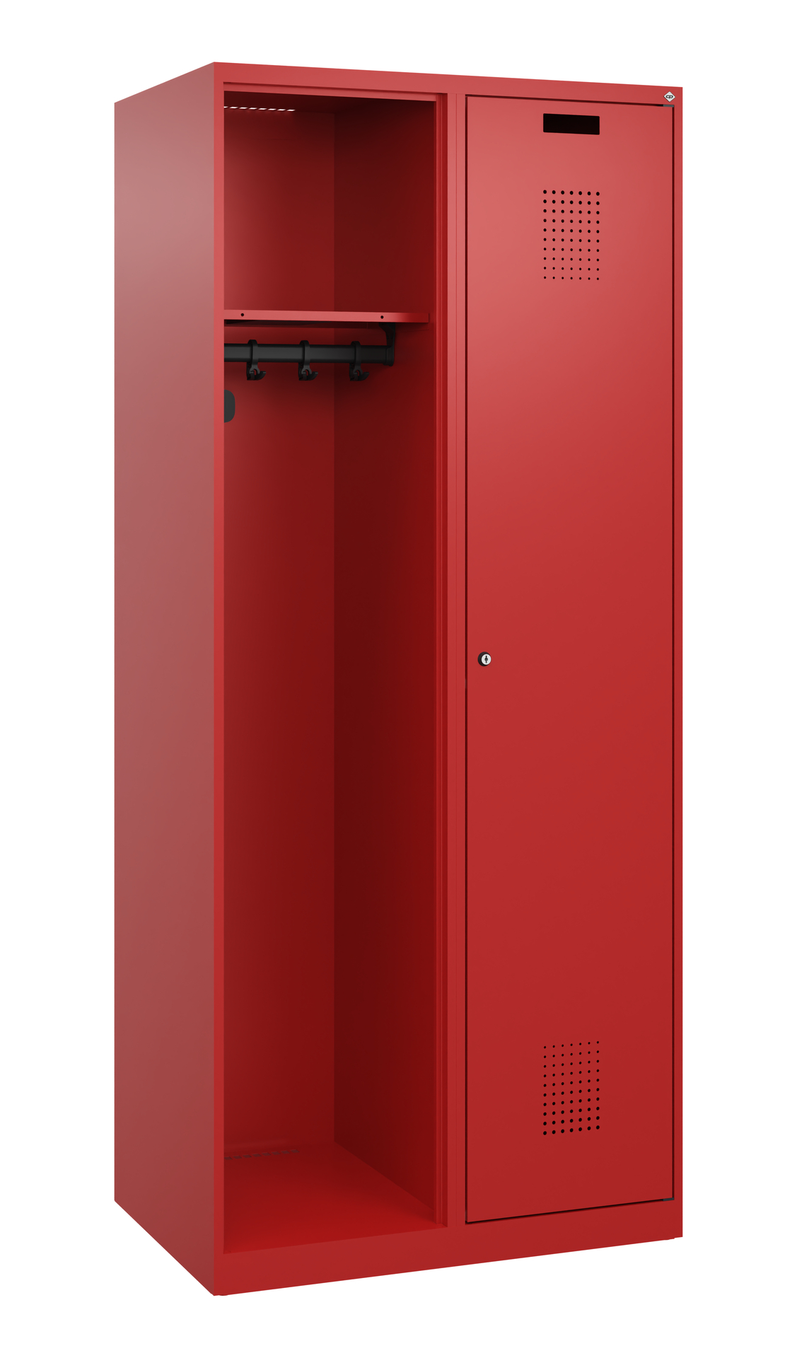 C+P Feuerwehrspind Kombi, 1 Abteil, 1850x800x500mm
