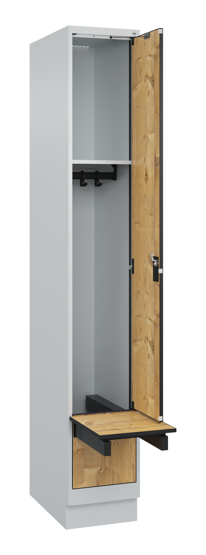 C+P Spind Evolo PLUS, Bank, 1 Abteil, 1950x300x815mm