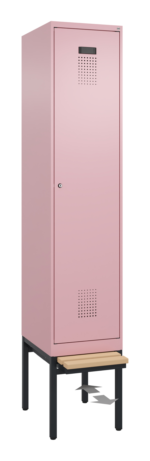 C+P Spind Evolo PLUS, Bank, 1 Abteil, 2120x400x815mm