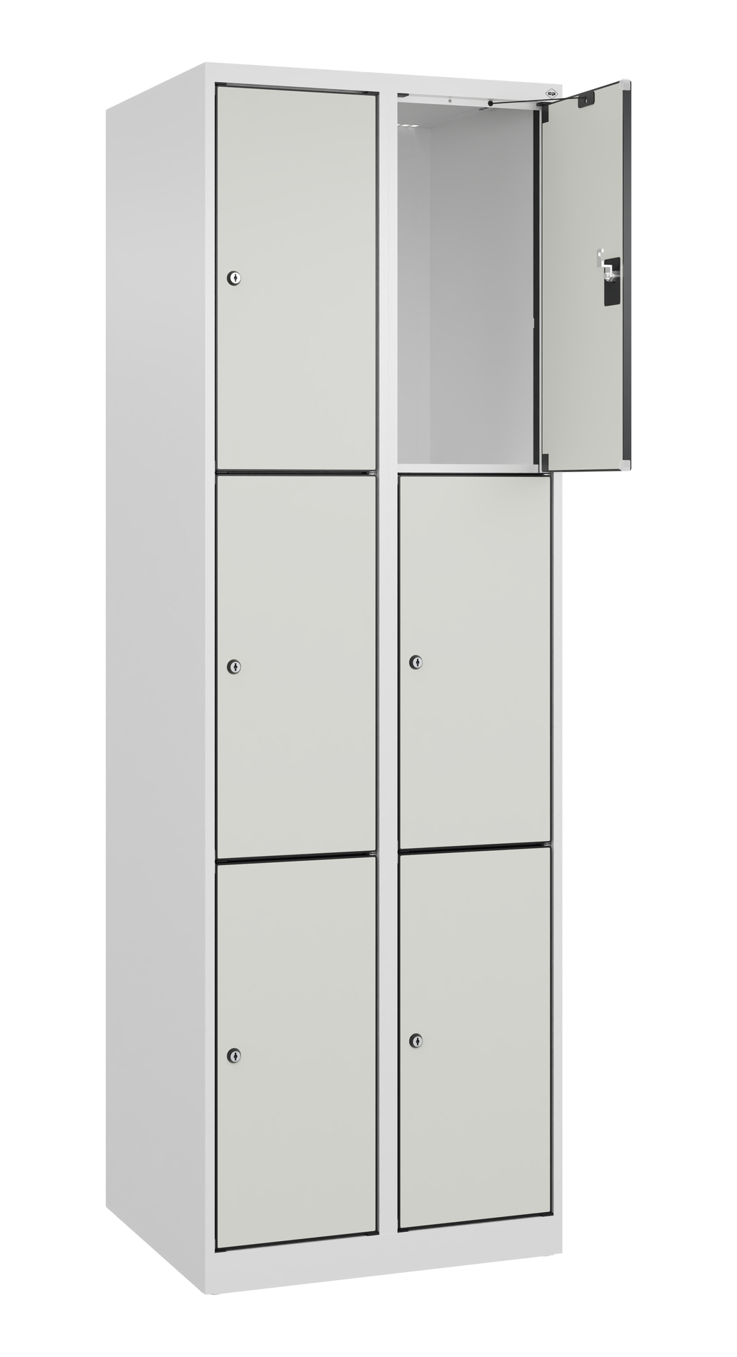 C+P Schlie�fachschrank Evolo PLUS, 6 F�cher, 1850x600x500mm
