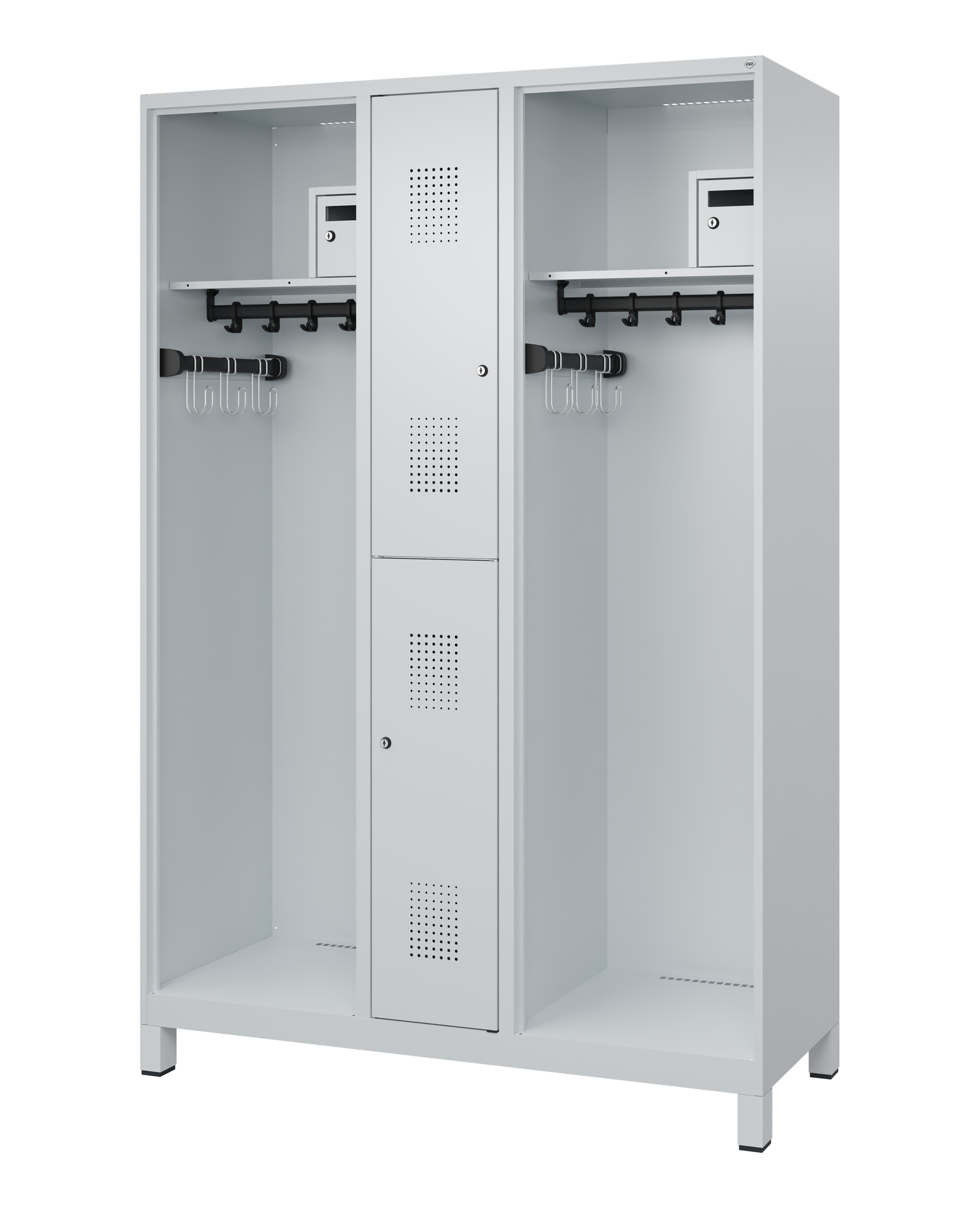 C+P Feuerwehrspind Maxi, 2 Fächer, 1850x1300x500mm