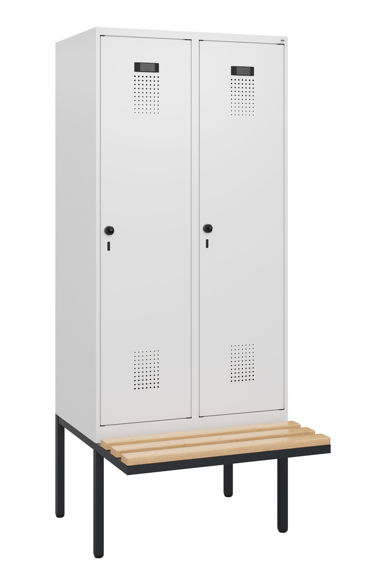 C+P Spind Evolo PLUS, Bank, 2 Abteile, 1950x800x81
