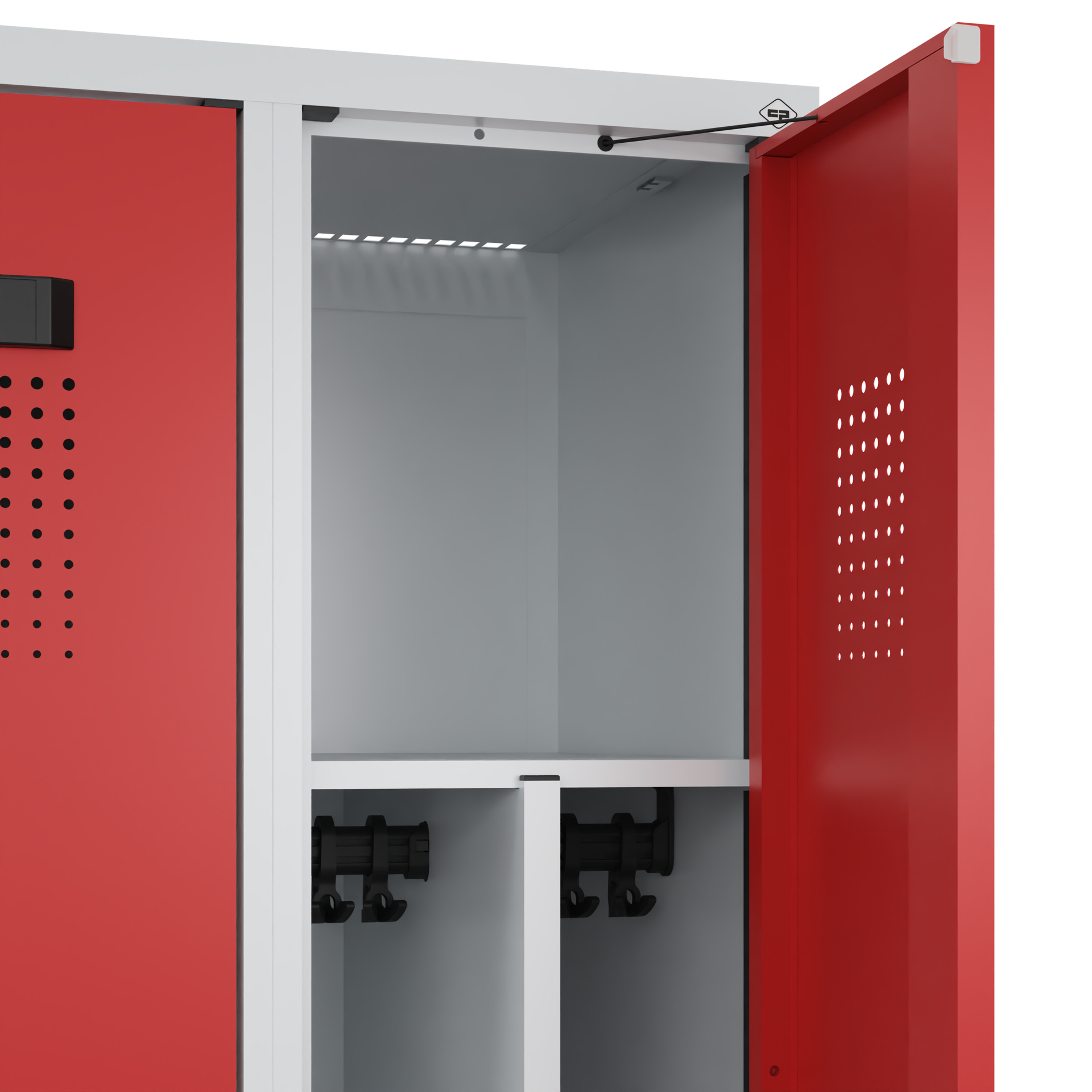 C+P Spind Evolo PLUS, Bank, 1 Abteil, 2120x300x815mm