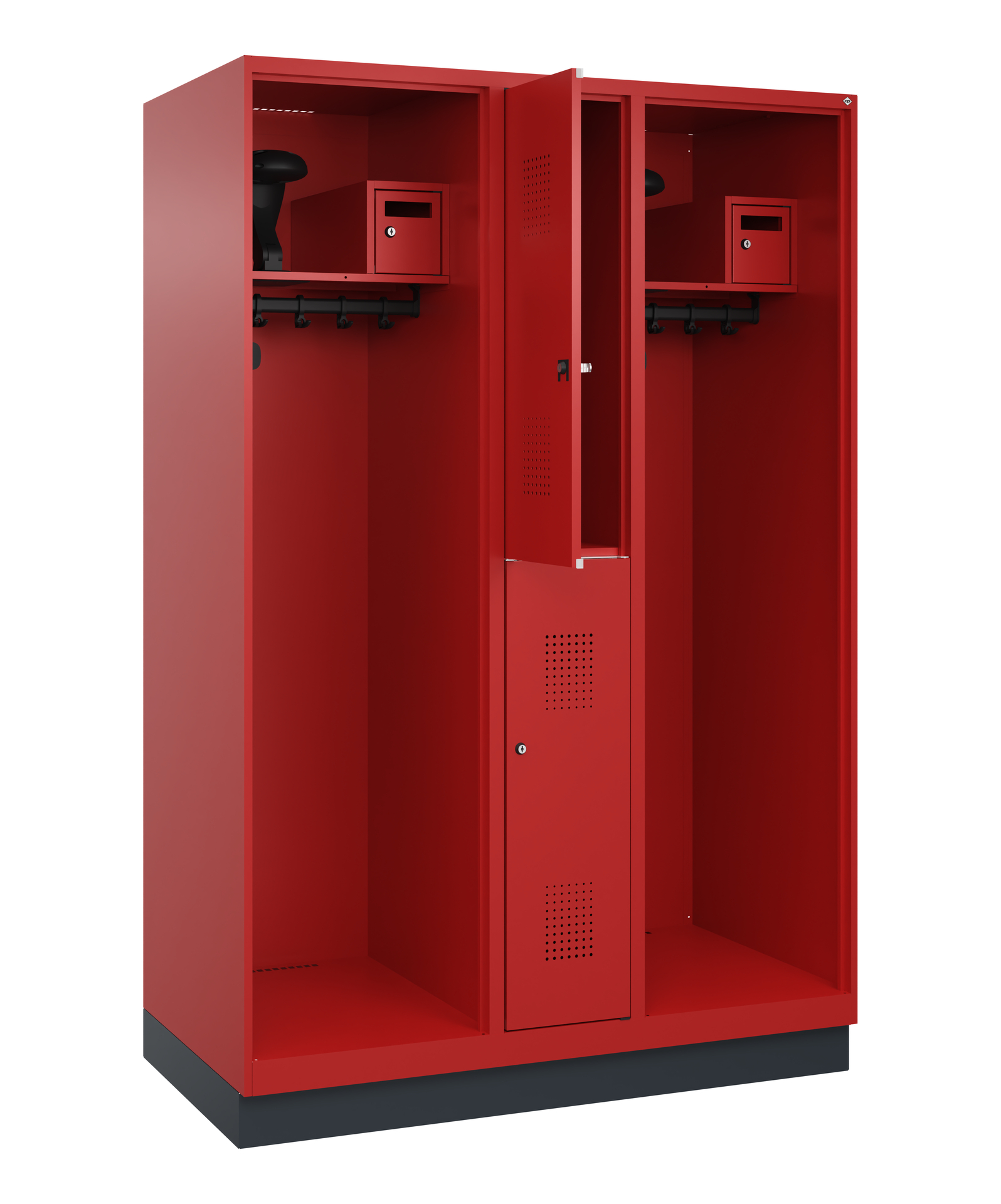 C+P Feuerwehrspind Maxi, 2 Fächer, 1850x1300x600mm