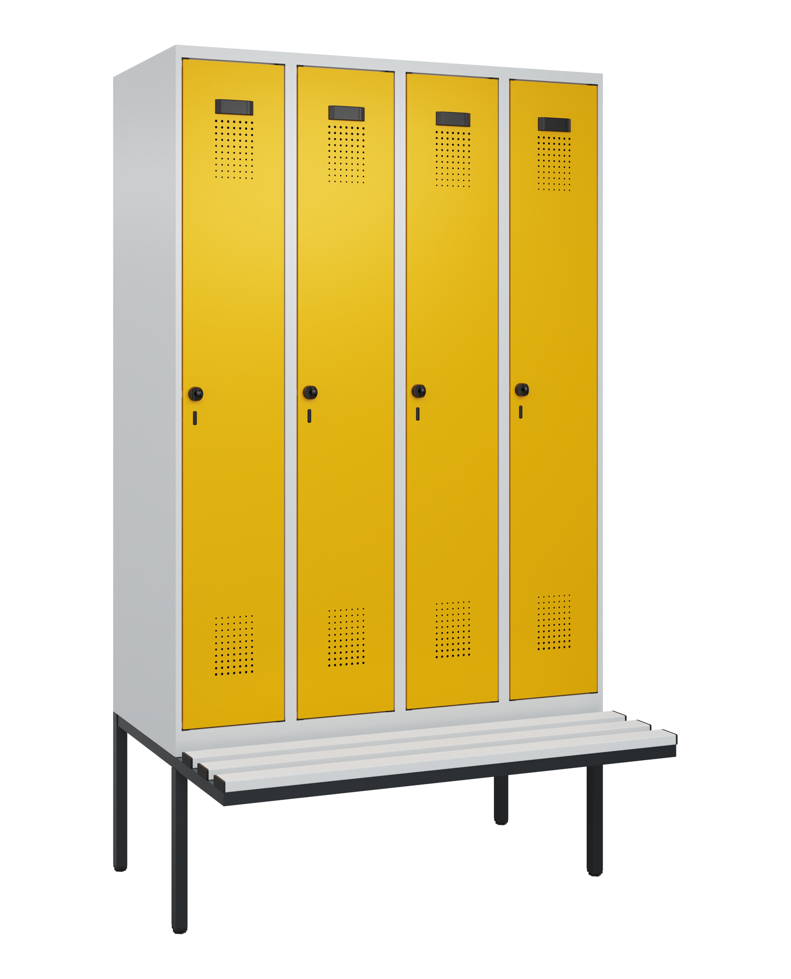 C+P Spind Evolo PLUS, Bank, 4 Abteile, 2120x1200x8