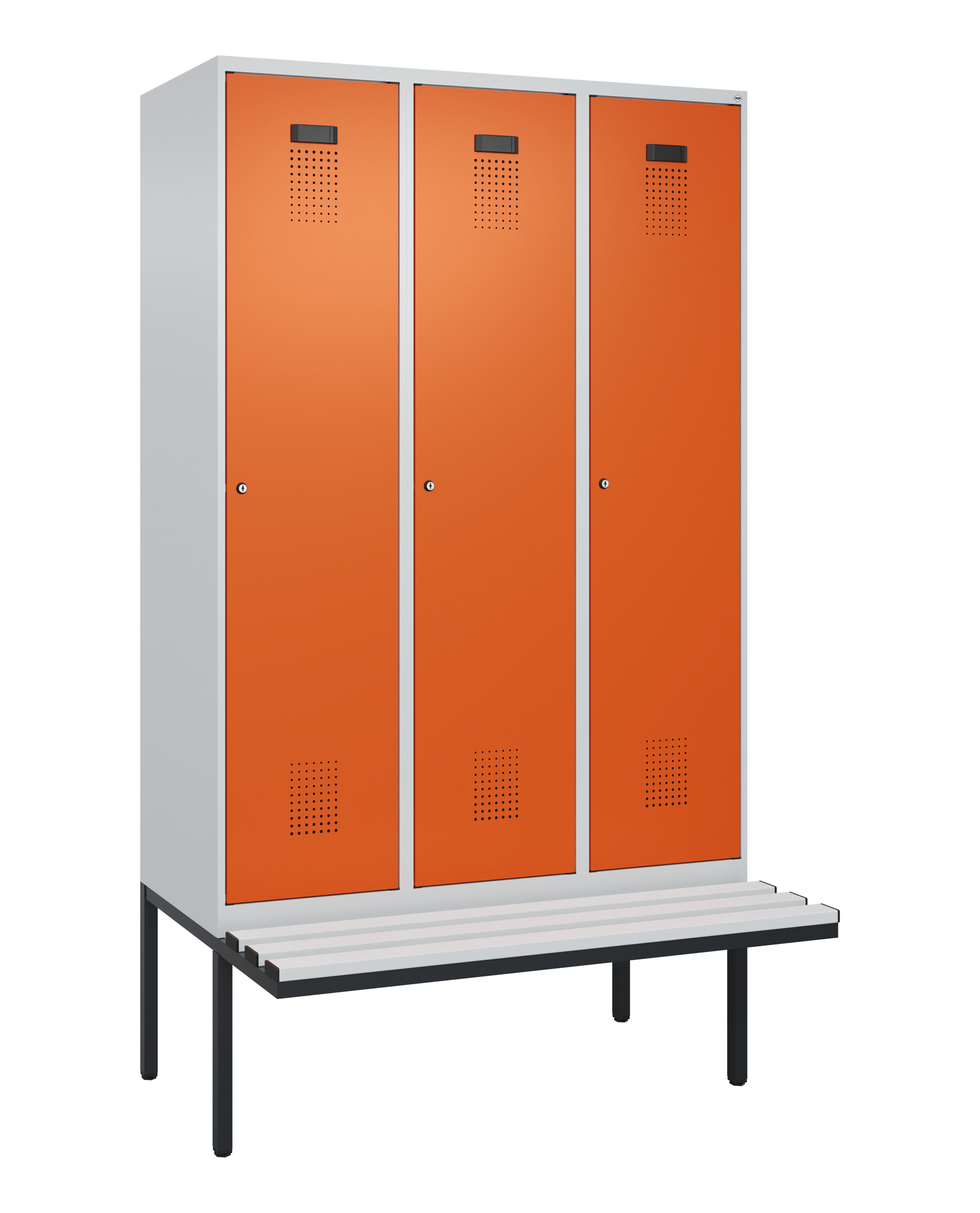 C+P Spind Evolo PLUS, Bank, 3 Abteile, 2120x1200x8