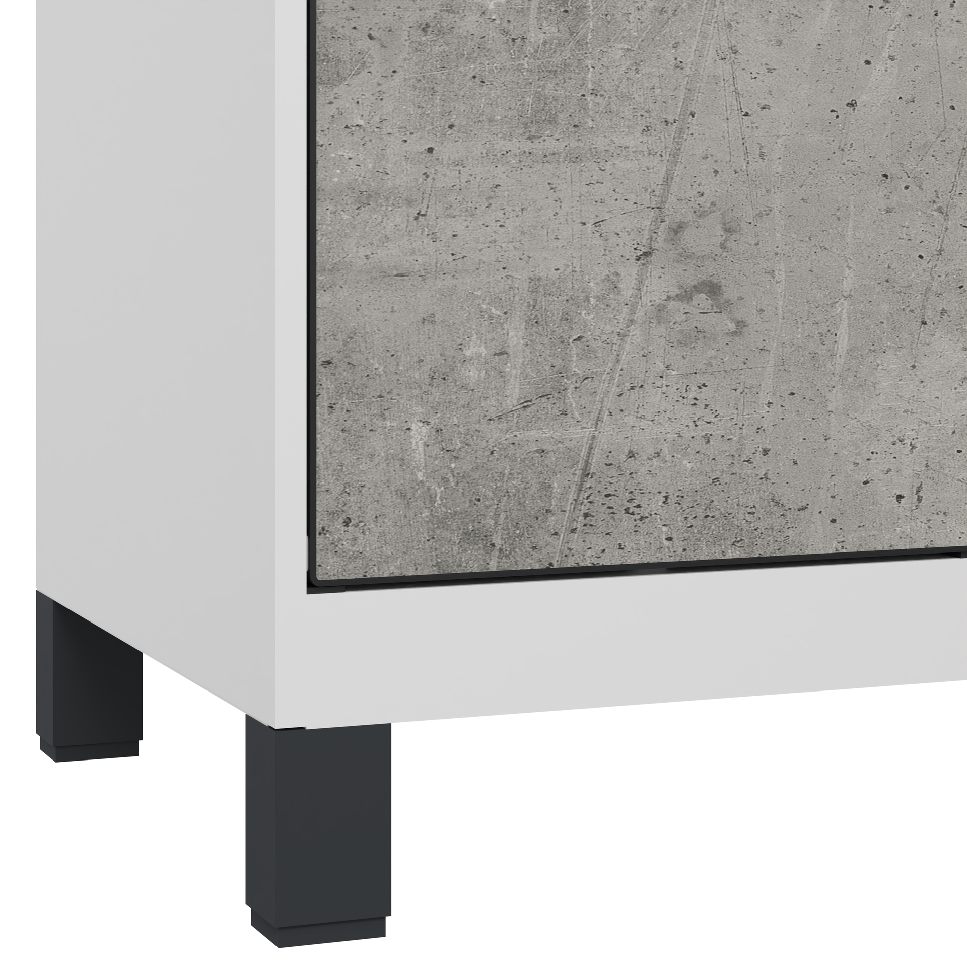 C+P Schlie�fachschrank Evolo PLUS, F��e, 12 F�cher, 1950x800x500mm