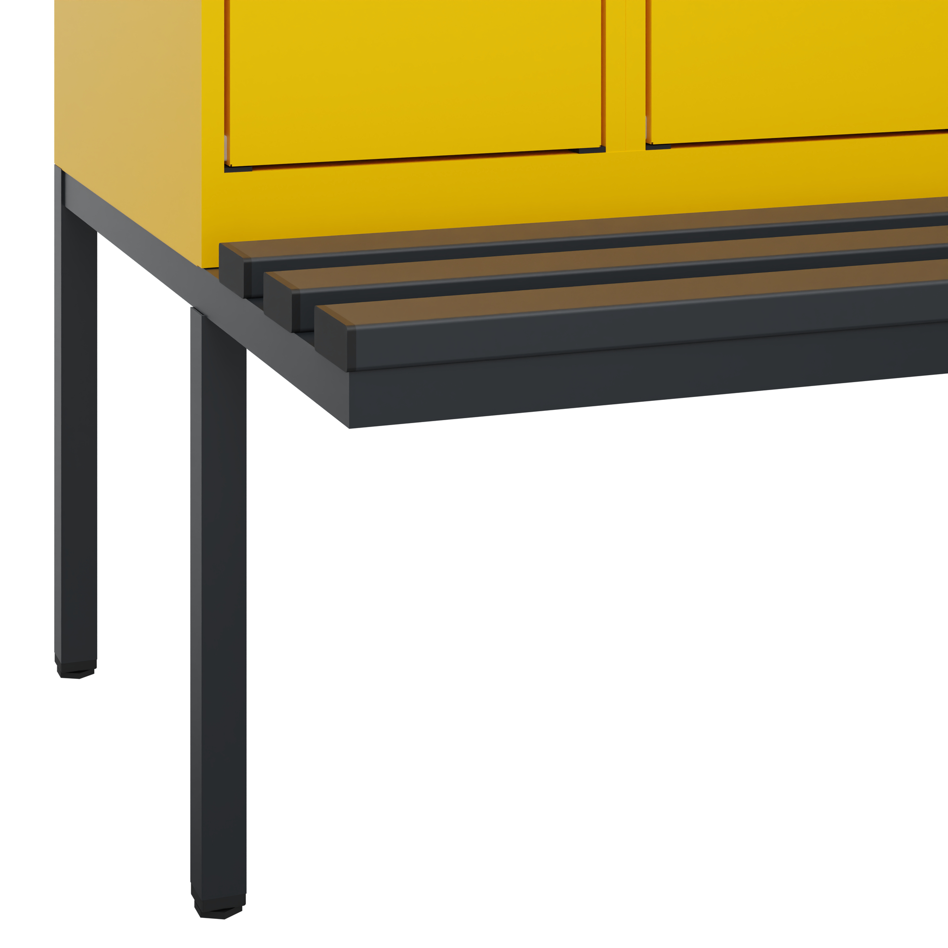 C+P Spind Evolo PLUS, Bank, 2 Abteil, 2120x600x815