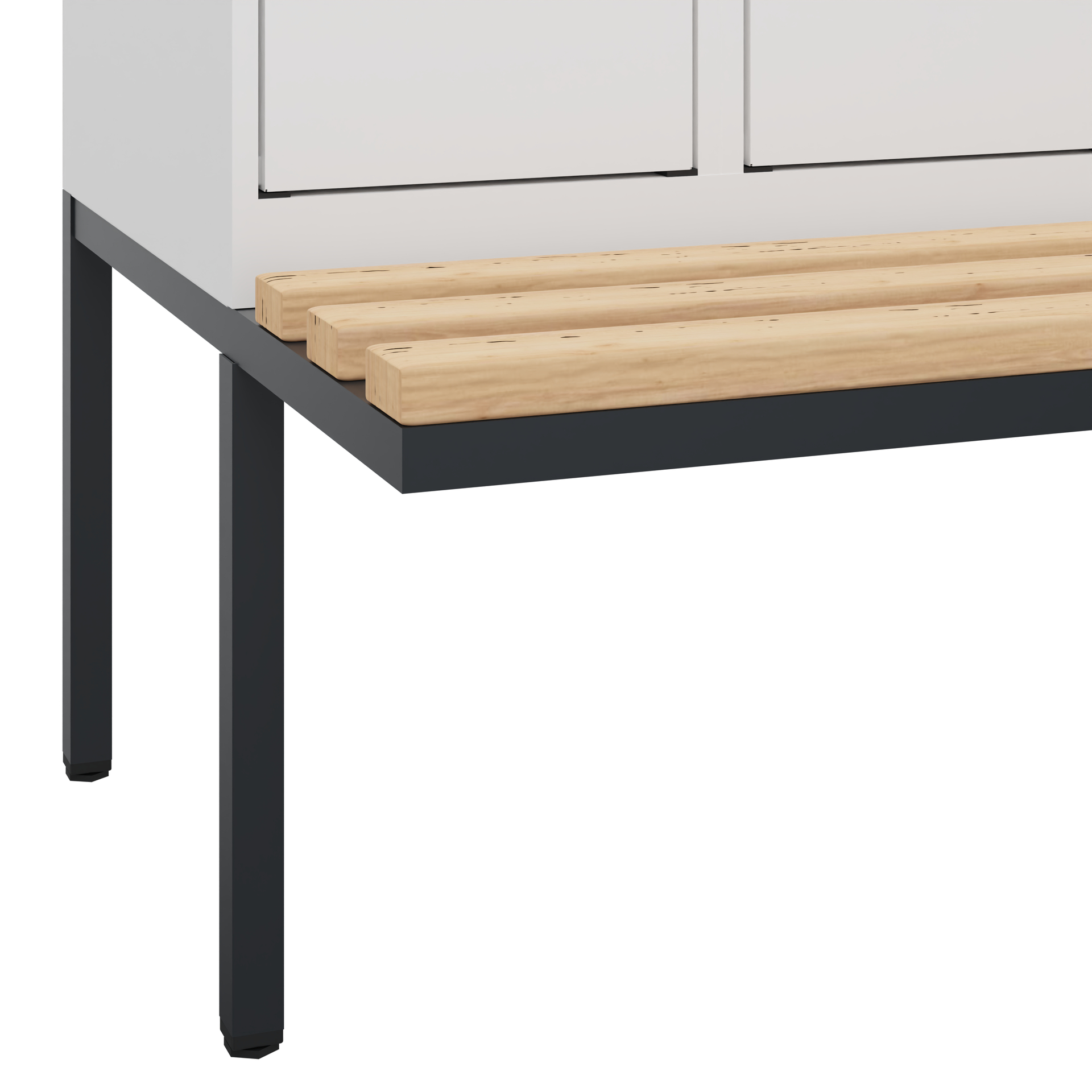 C+P Spind Evolo PLUS, Bank, 3 Abteile, 2120x900x81