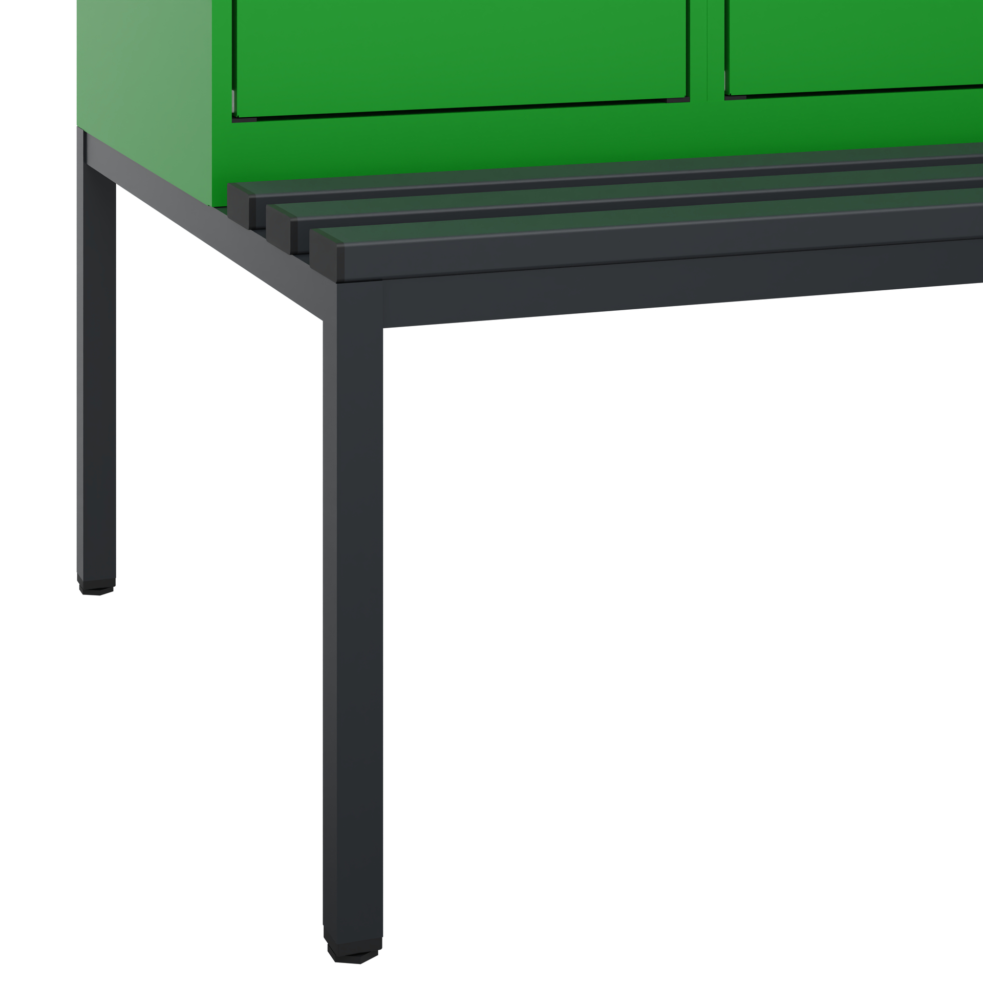 C+P Doppelstock-Spind Evolo PLUS, Bank, 4 Fächer, 