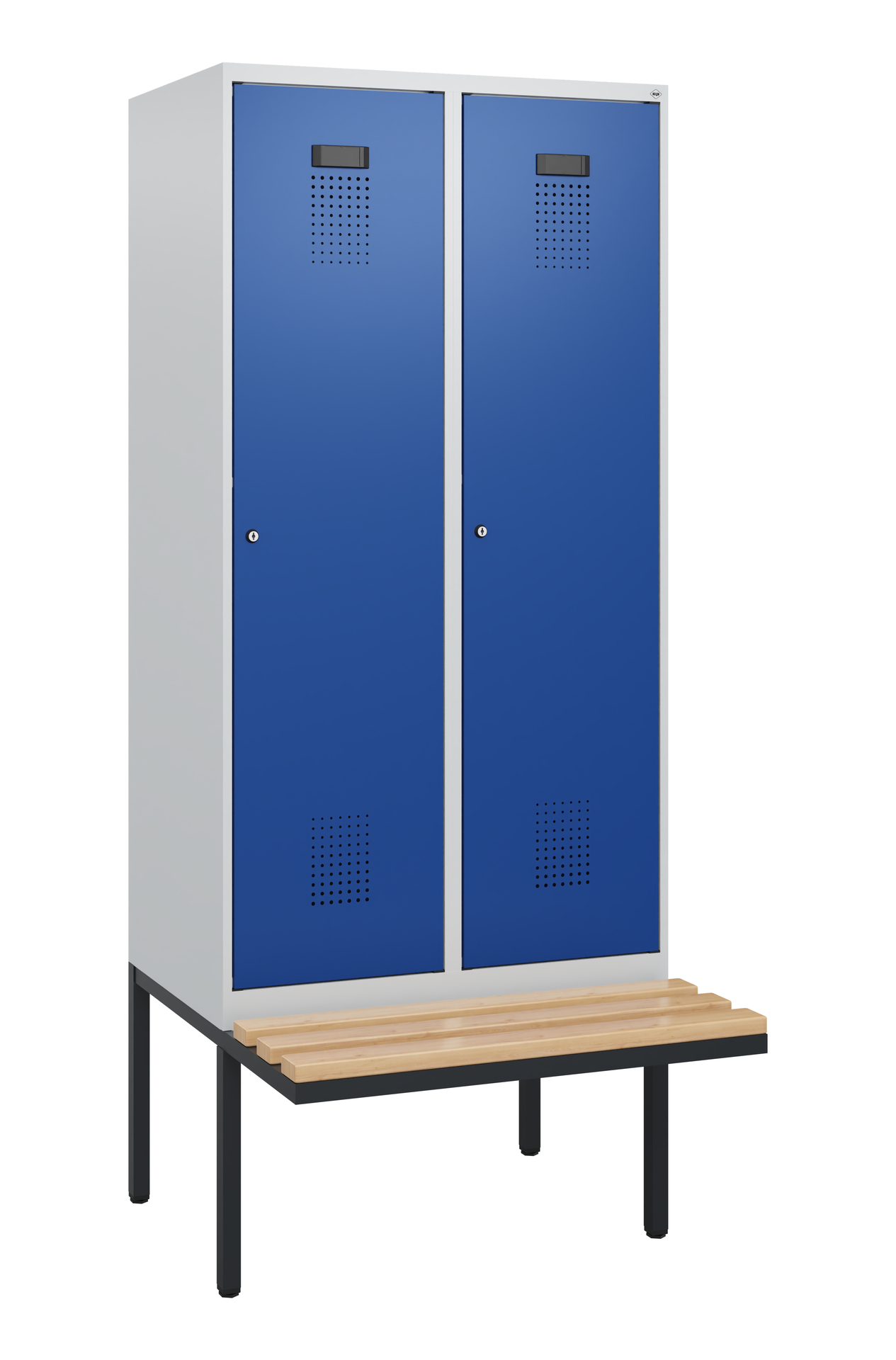 C+P Spind Evolo PLUS, Bank, 2 Abteile, 1950x800x81