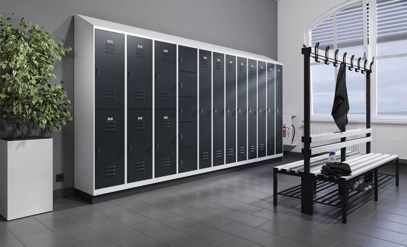 Metal Lockers and Changing Rooms from the Market Leader | C + P